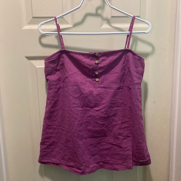 3/20$ roxy purple loose tank top large - Picture 1 of 4